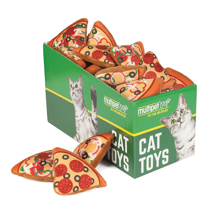Multipet Pizza Cat Toy