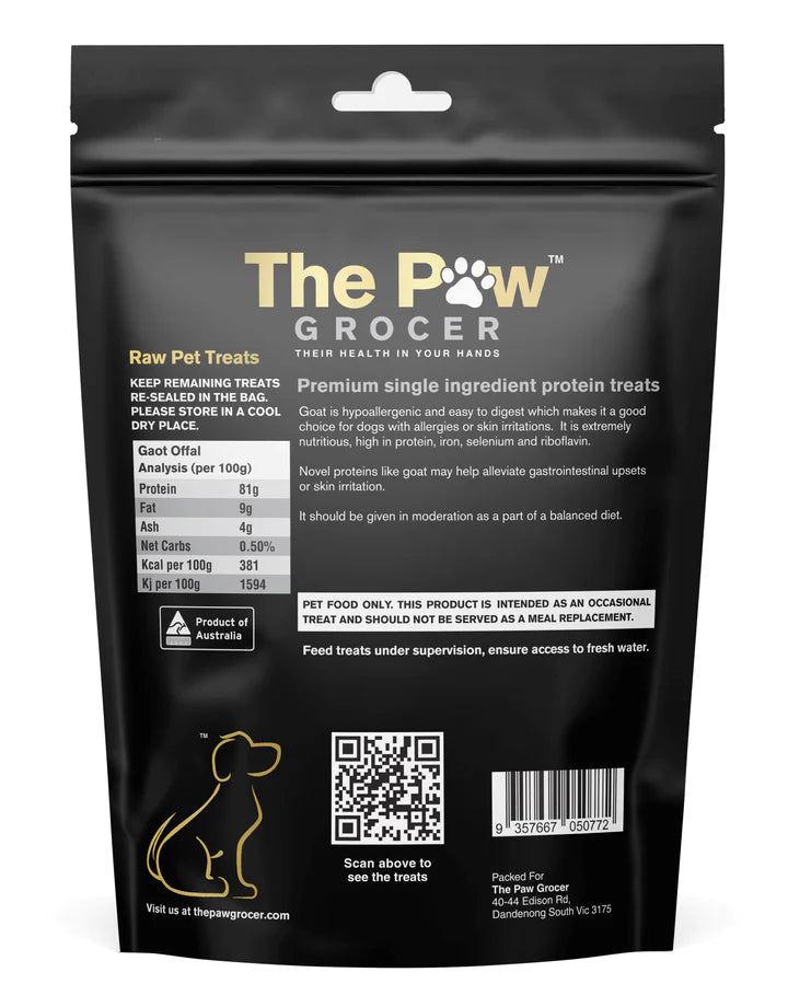 Freeze Dried Goat Offal 72g