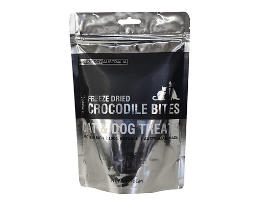 Freeze Dried Crocodile Bites 100g