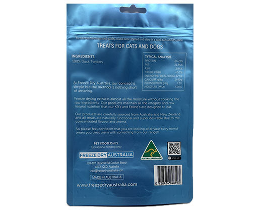 Freeze Dried Duck Tenders 80g