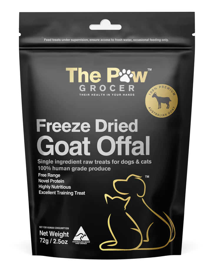 Freeze Dried Goat Offal 72g