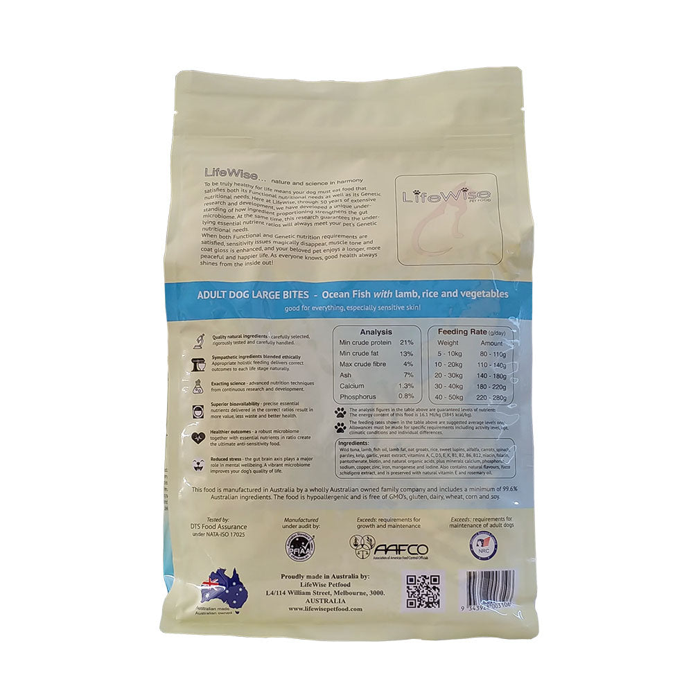 Lifewise Adult Dog Ocean Fish, Lamb, Rice & Veg