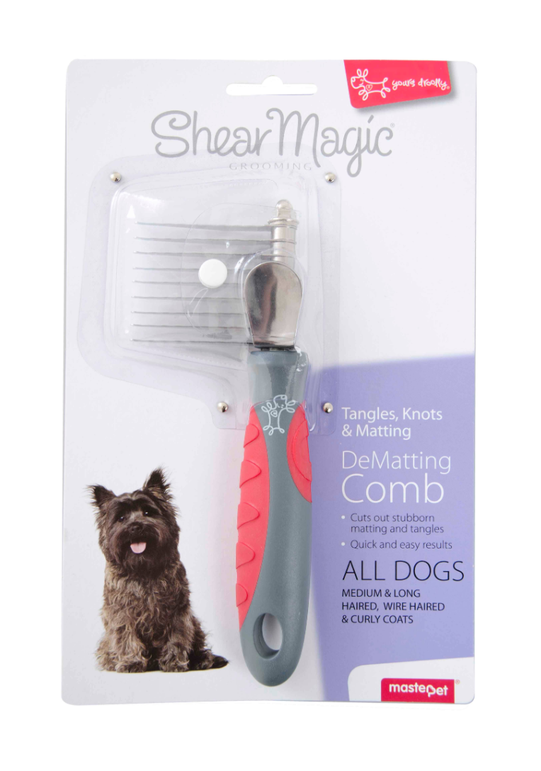 Dematting hotsell dog comb