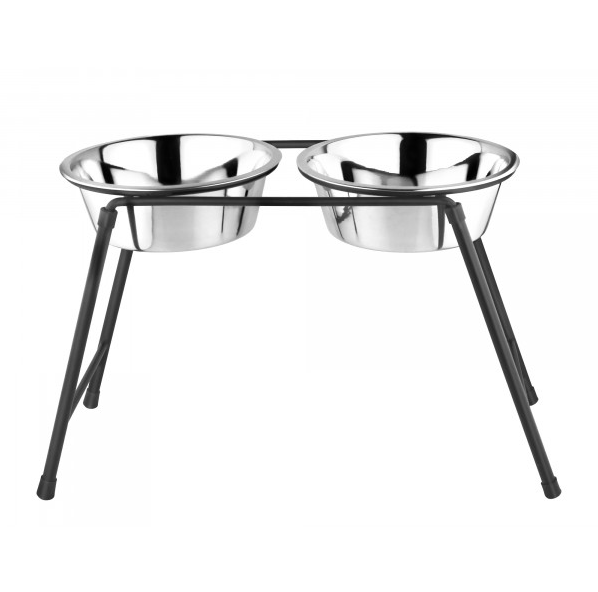 Metal Double Diners With Stainless Steel Bowls
