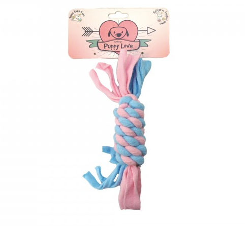 Puppy Love Fleece Log Toy 20cm