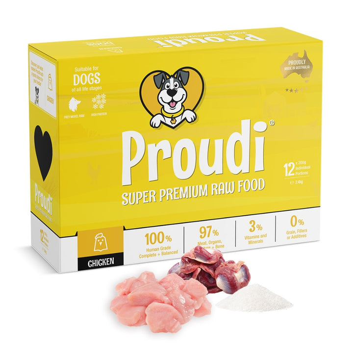 Proudi Dog Range 2.4kg (12x200g)