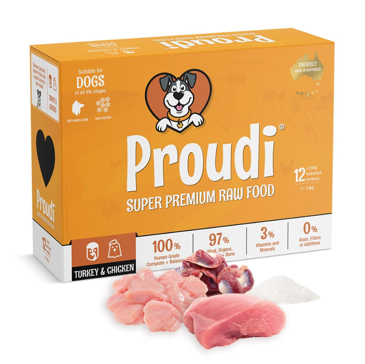 Proudi Dog Range 2.4kg (12x200g)