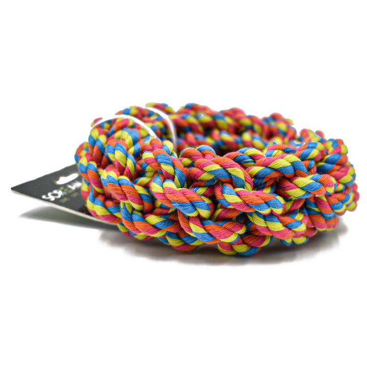 Scream Rope Wreath Dog Toy