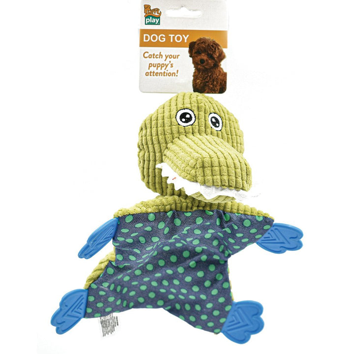 PuppyPlay Crinkle Teether Puppy & Small Dog Toy