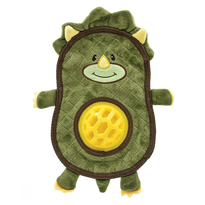 PuppyPlay Flatty Crinkle Treat Belly Puppy Toy