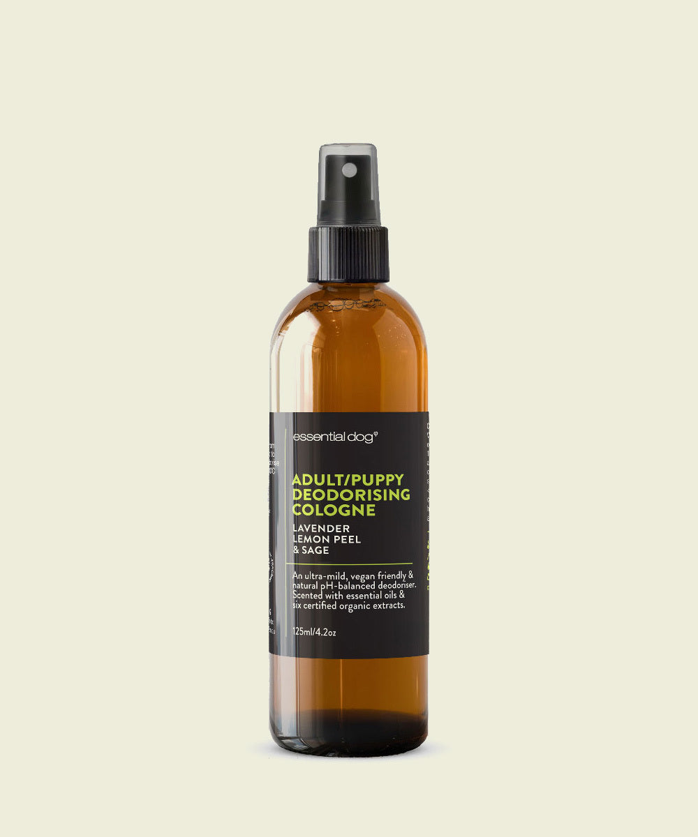Adult/Puppy Deodorising Cologne: Lavender, Lemon Peel & Clary Sage 125ml *