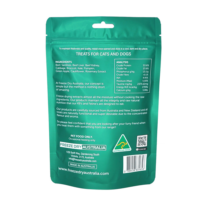 Freeze Dried Beef & Sardine Balls 100g