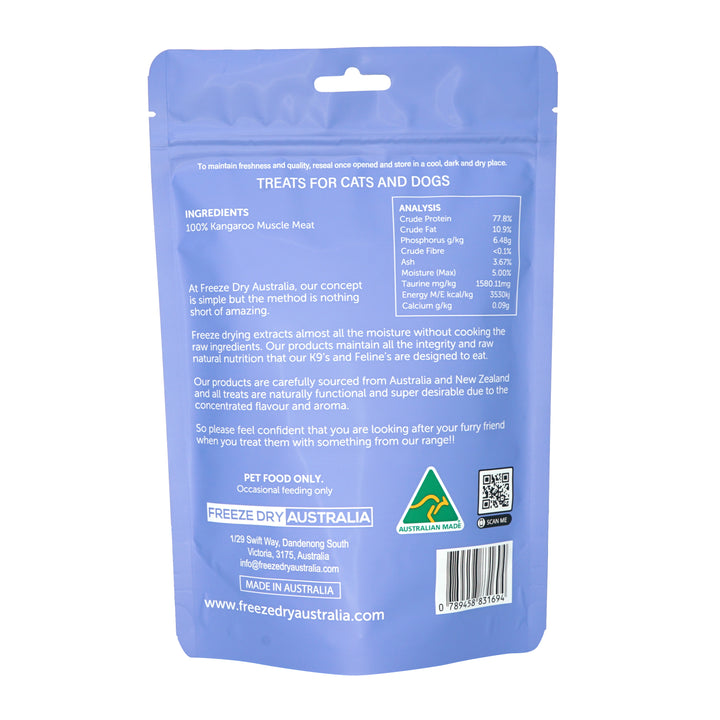 Freeze Dried Kangaroo Cookies 100g