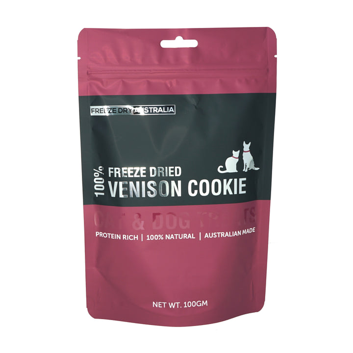 Freeze Dried Venison Cookies 100g