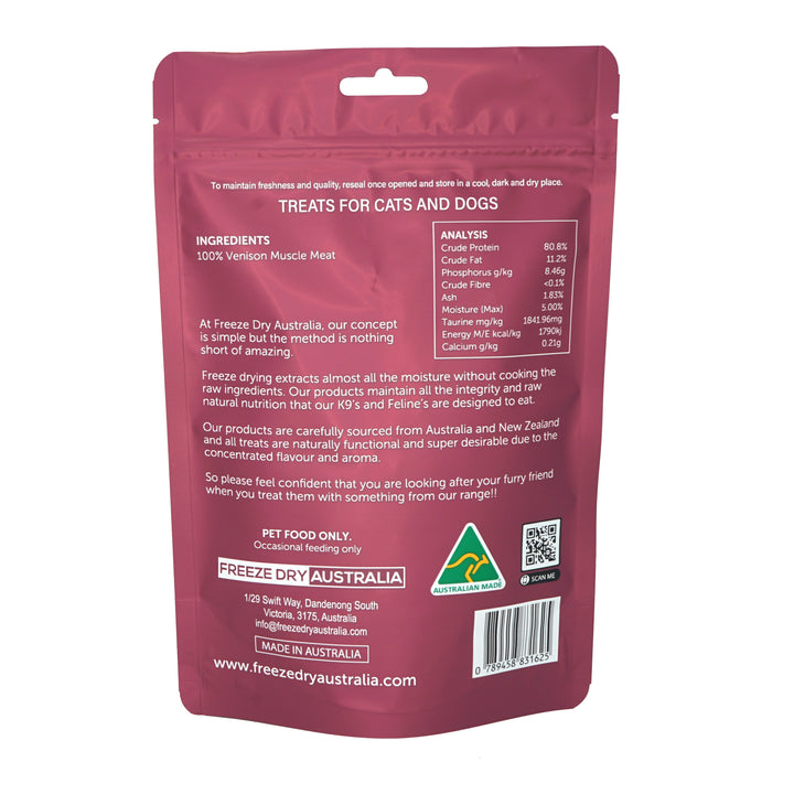 Freeze Dried Venison Cookies 100g