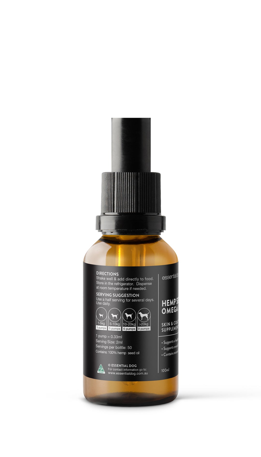 Essential Dog Hemp Seed Oil 100ml