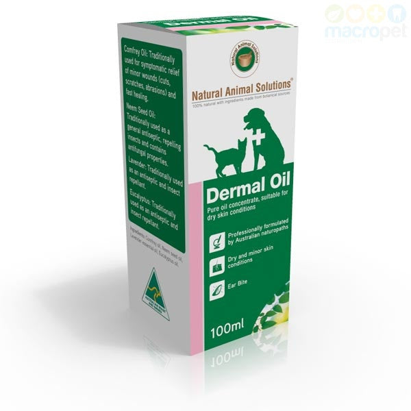 Natural Animal Solutions Dermal Oil 100ml