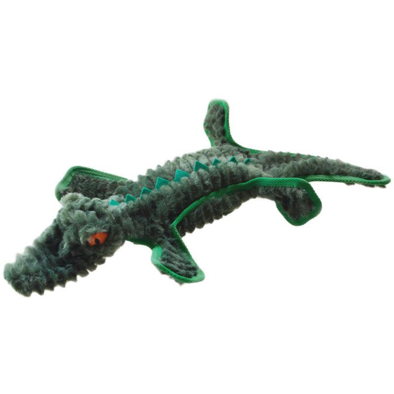 Ruff Play Plush Tuff Crocodile Flat