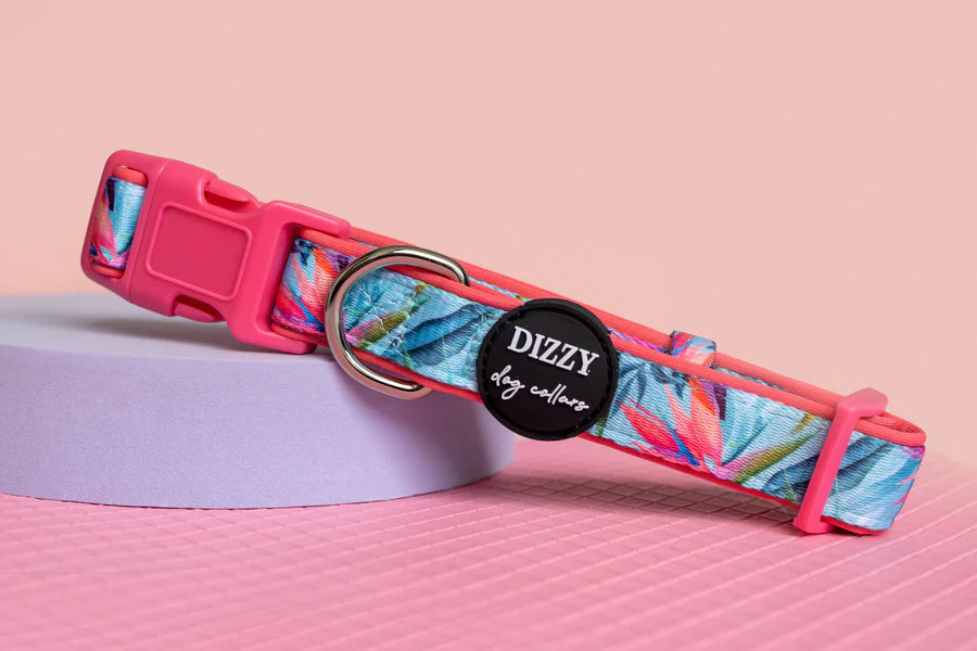 Birds of Paradise Neoprene Dog Collar *