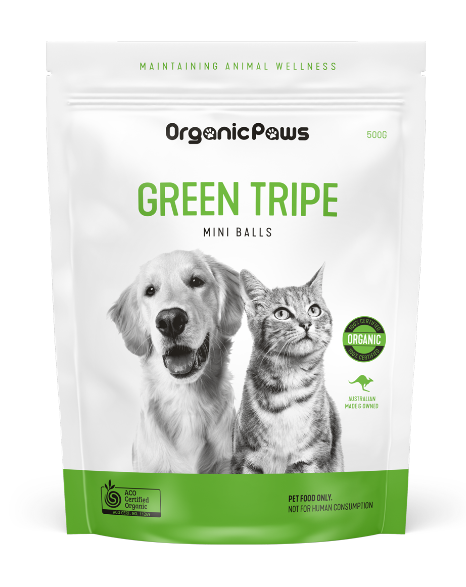 Green Tripe Mini Balls 500g