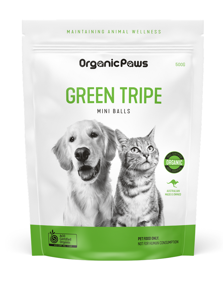 Green Tripe Mini Balls 500g