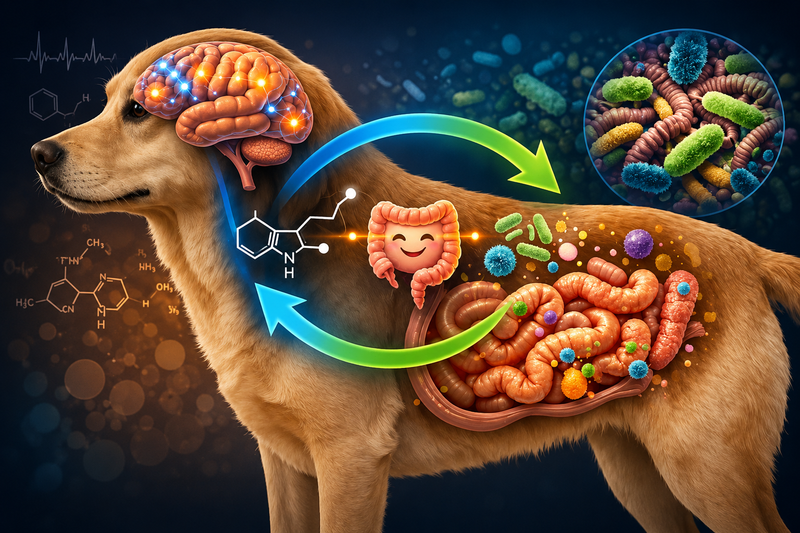 The Gut-Brain Connection in Dogs & Cats: How Gut Health, Probiotics & Nutrition Influence Behaviour