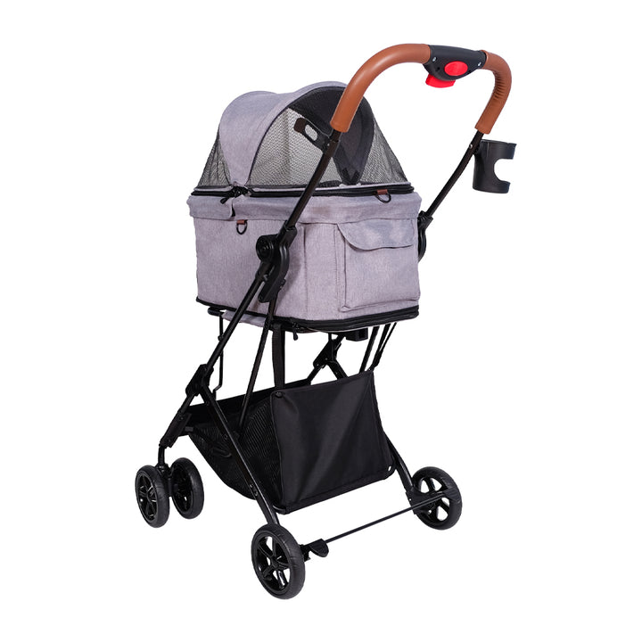 Travois Tri-fold Pet Travel Stroller 3-in-1 System