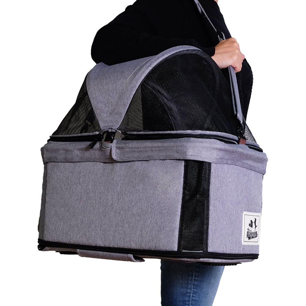 Travois Tri-fold Pet Travel Stroller 3-in-1 System