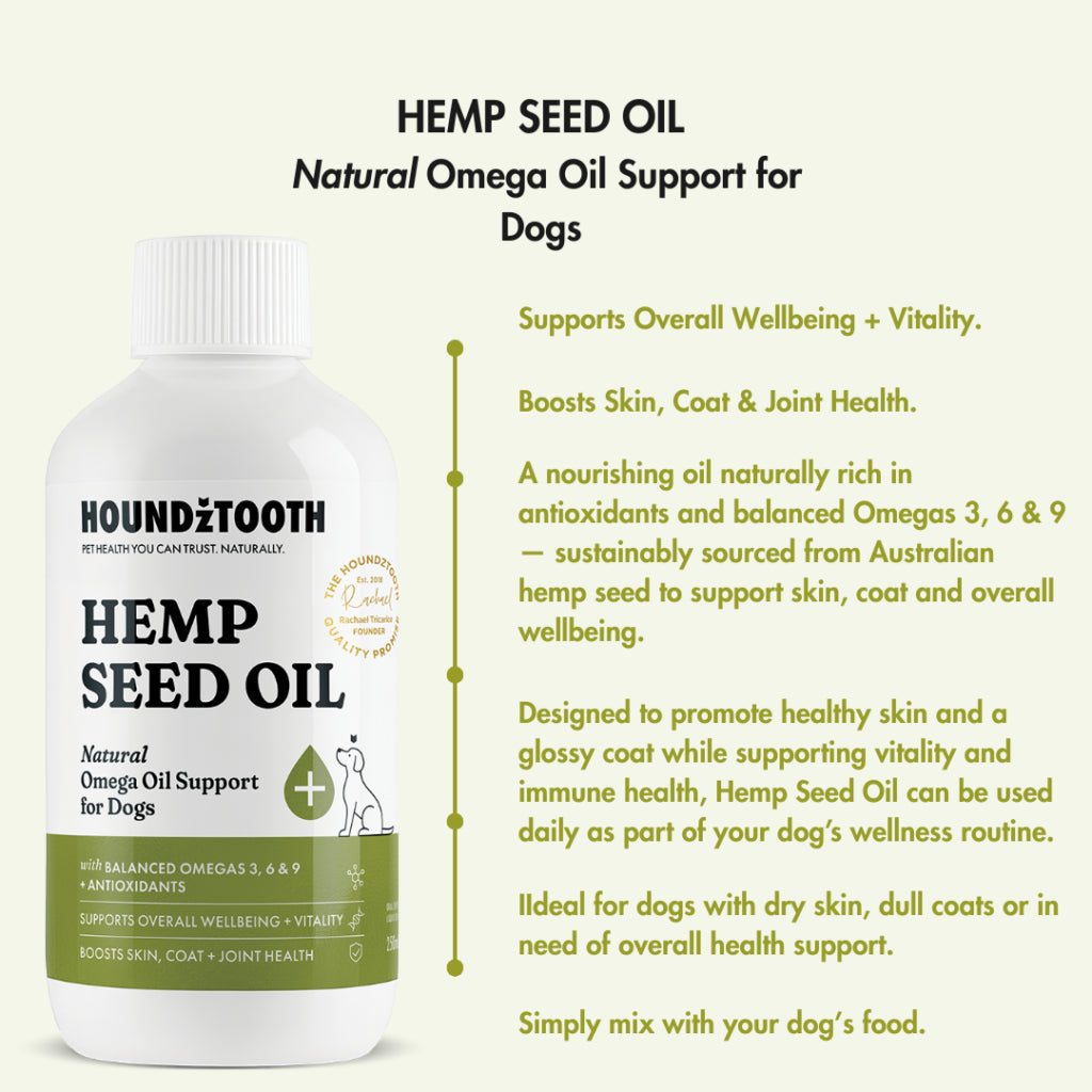 100% Cold Pressed Hemp Seed Oil for Dogs 250ml