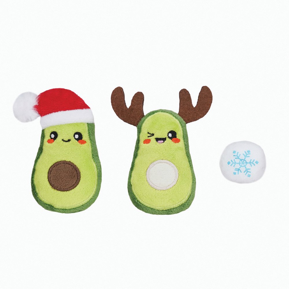 HugSmart Meow Buddies Christmas Avocado 10 x 6cm 2pk