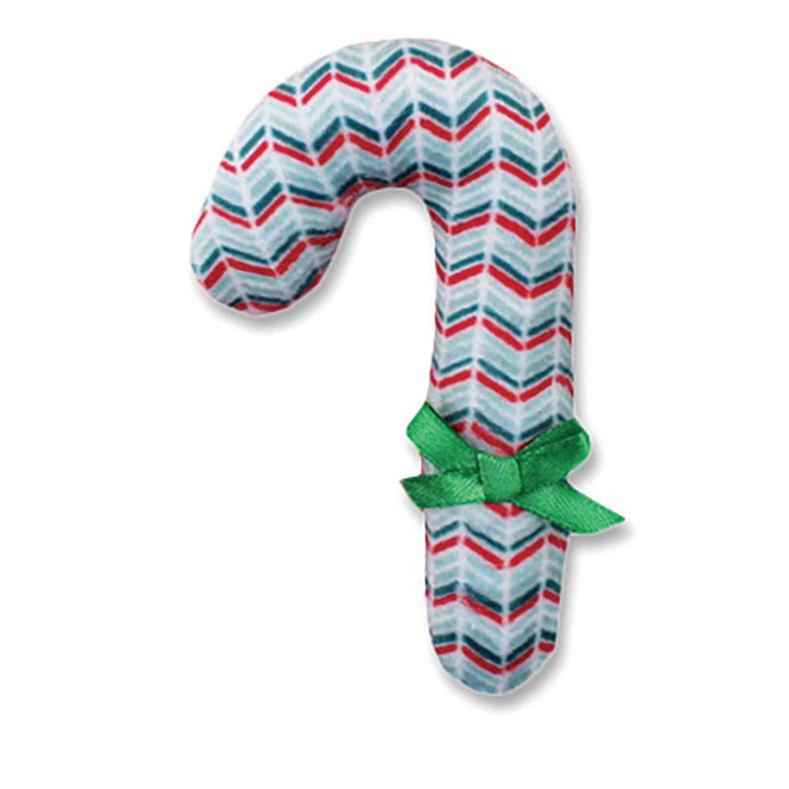 Plush Christmas Cat Toy Candy Cane