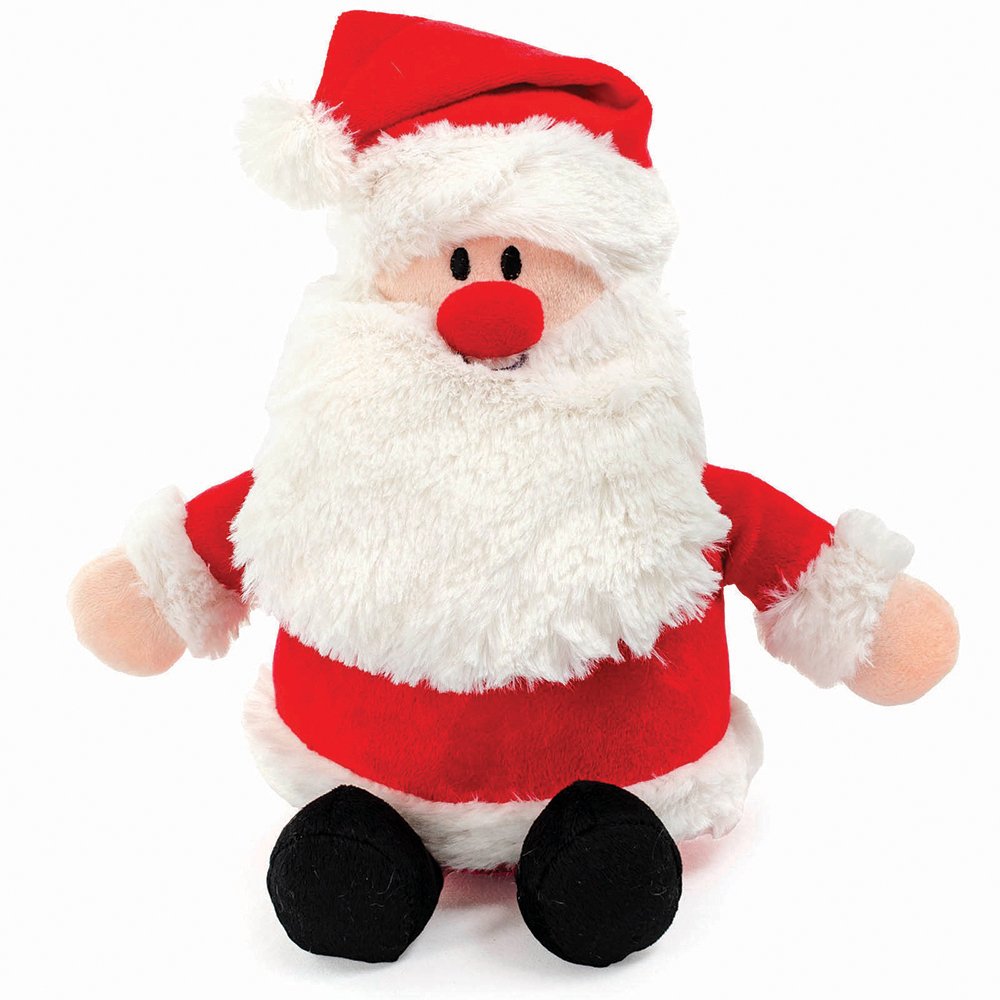 Snuggle Pals Christmas Santa 22.5 x 19cm