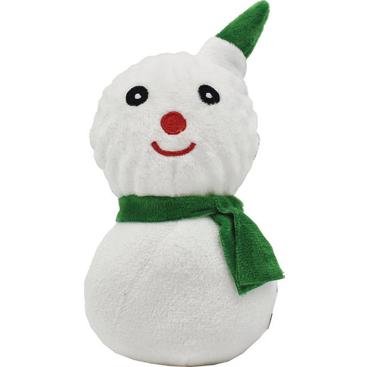 Snuggle Pals Christmas Snowman x/Squeaky Ball 17cm