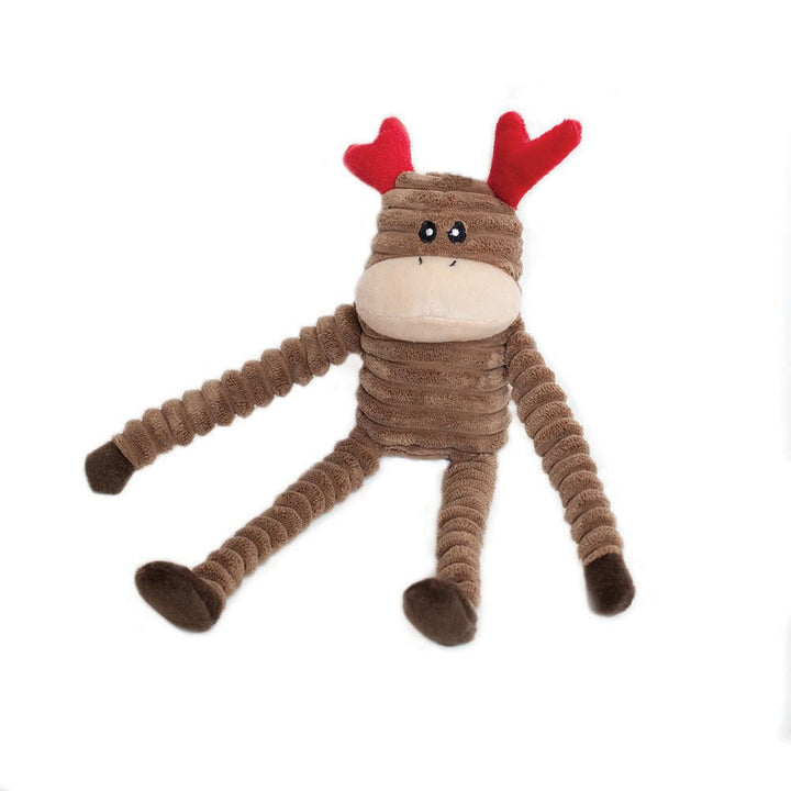 Zippy Paws Holiday Crinkle Reindeer