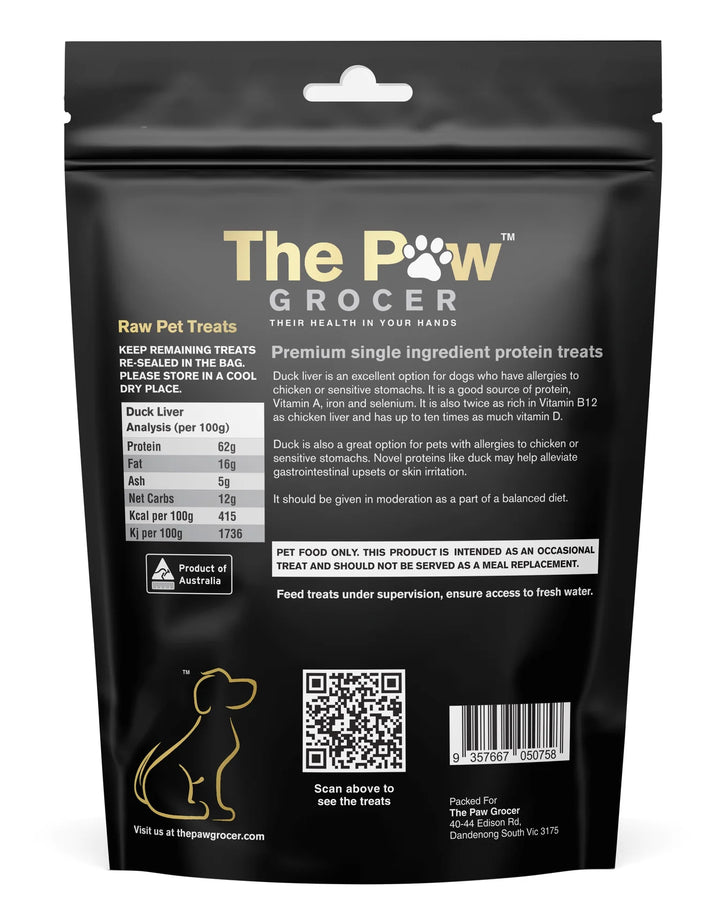 Freeze Dried Duck Liver 72g
