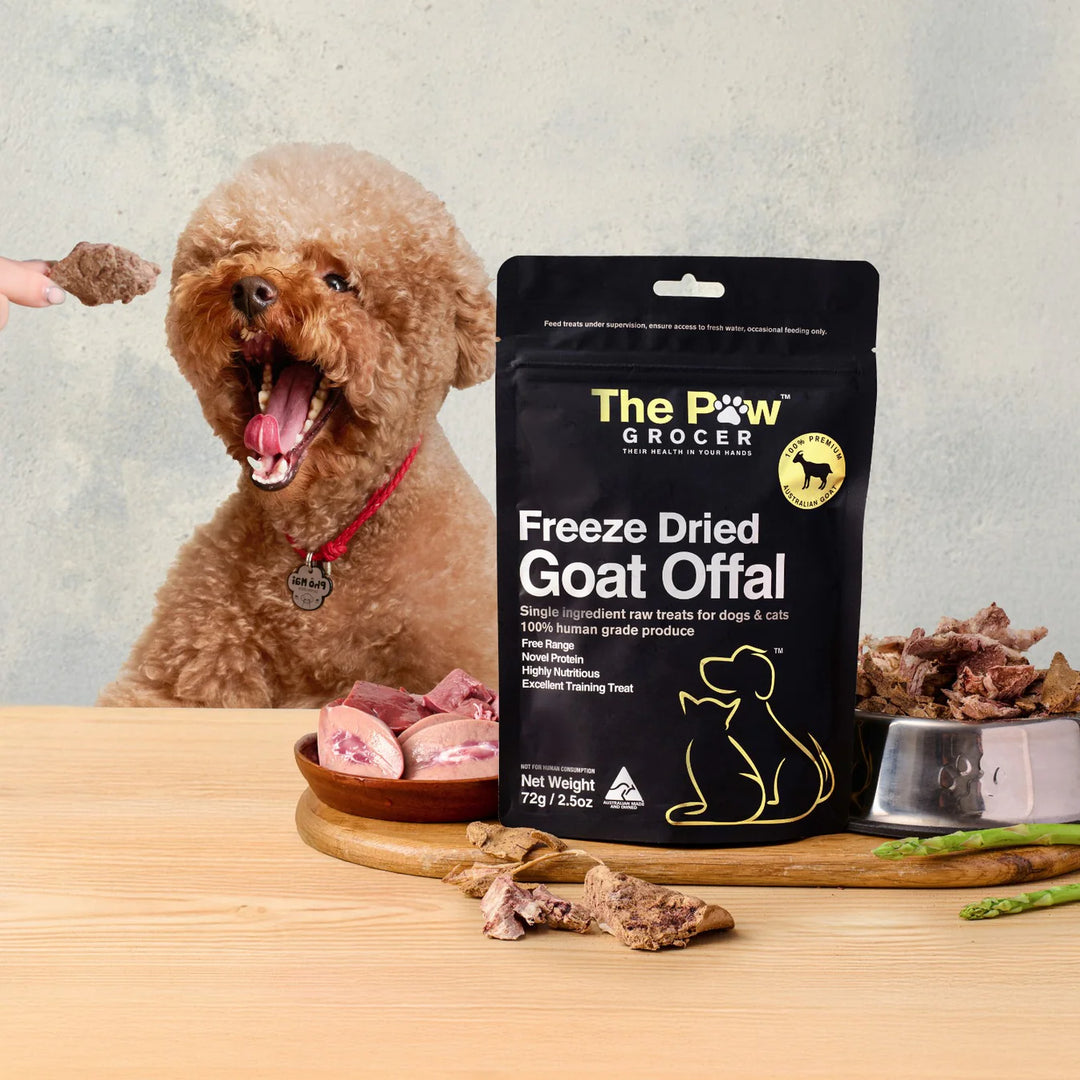 Freeze Dried Goat Offal 72g