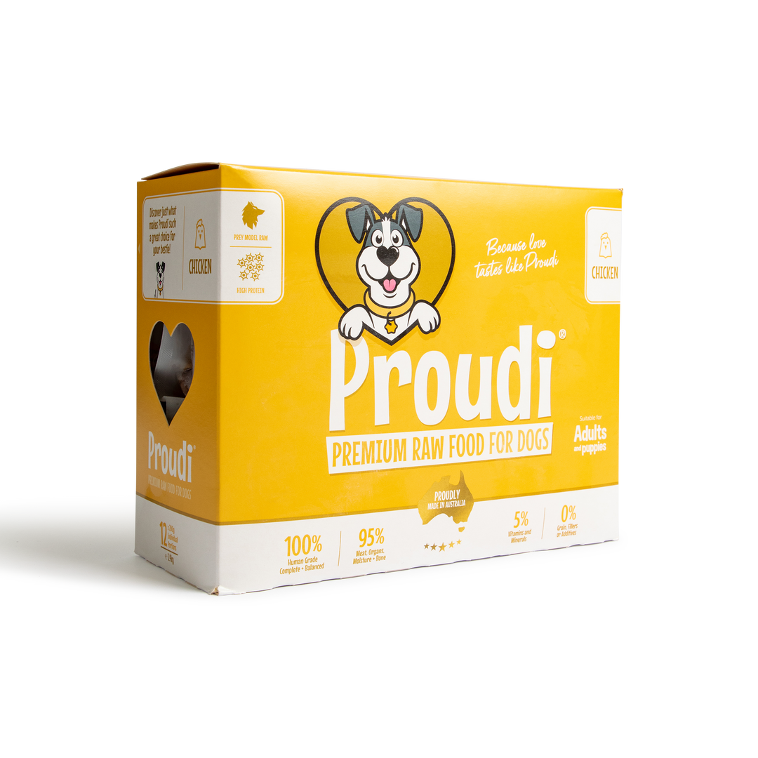 Proudi Dog Range 2.4kg (12x200g)