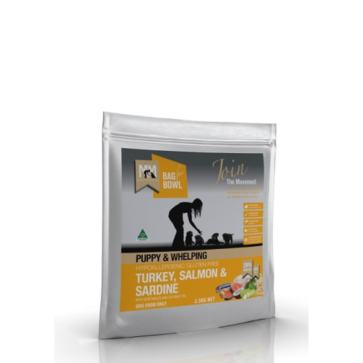 Meals For Pups Turkey, Salmon & Sardine