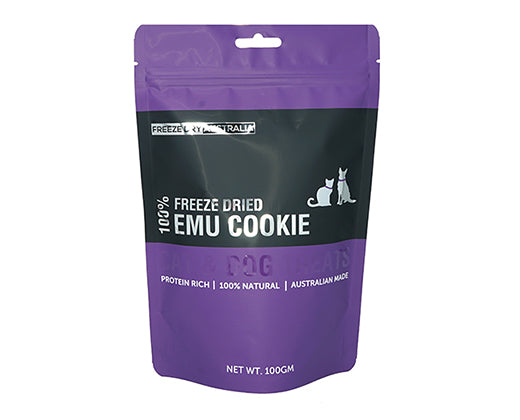 Freeze Dried Emu Cookies 100g