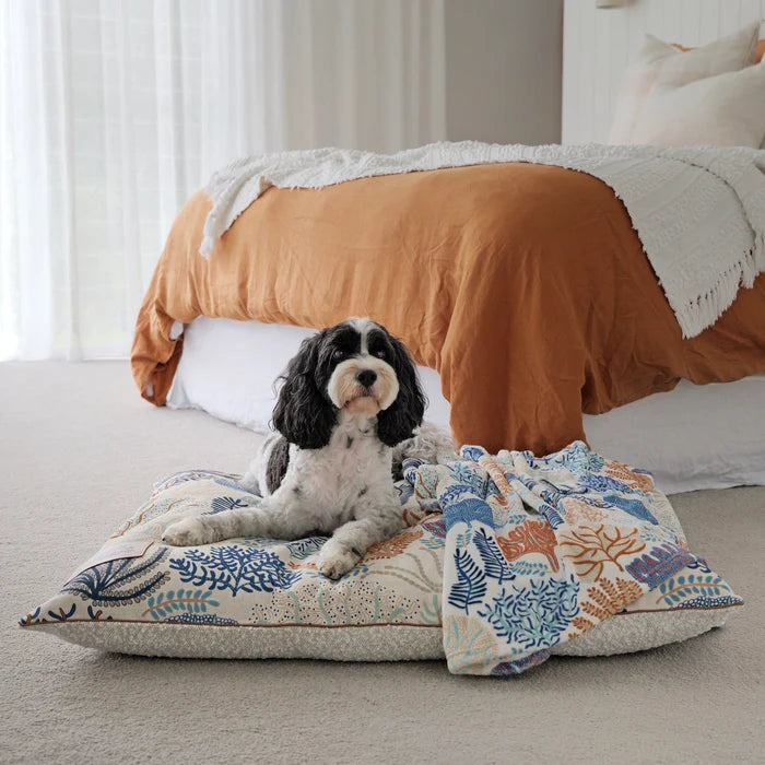 Indie Boho Boucle Bed Coral Cove