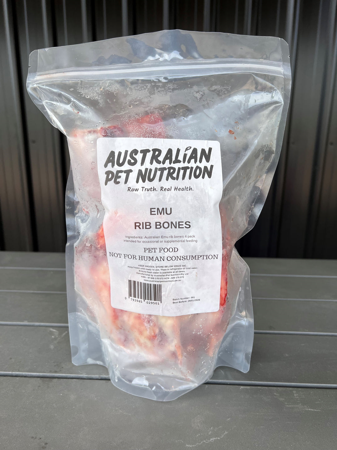 Emu Rib Bones 4pk