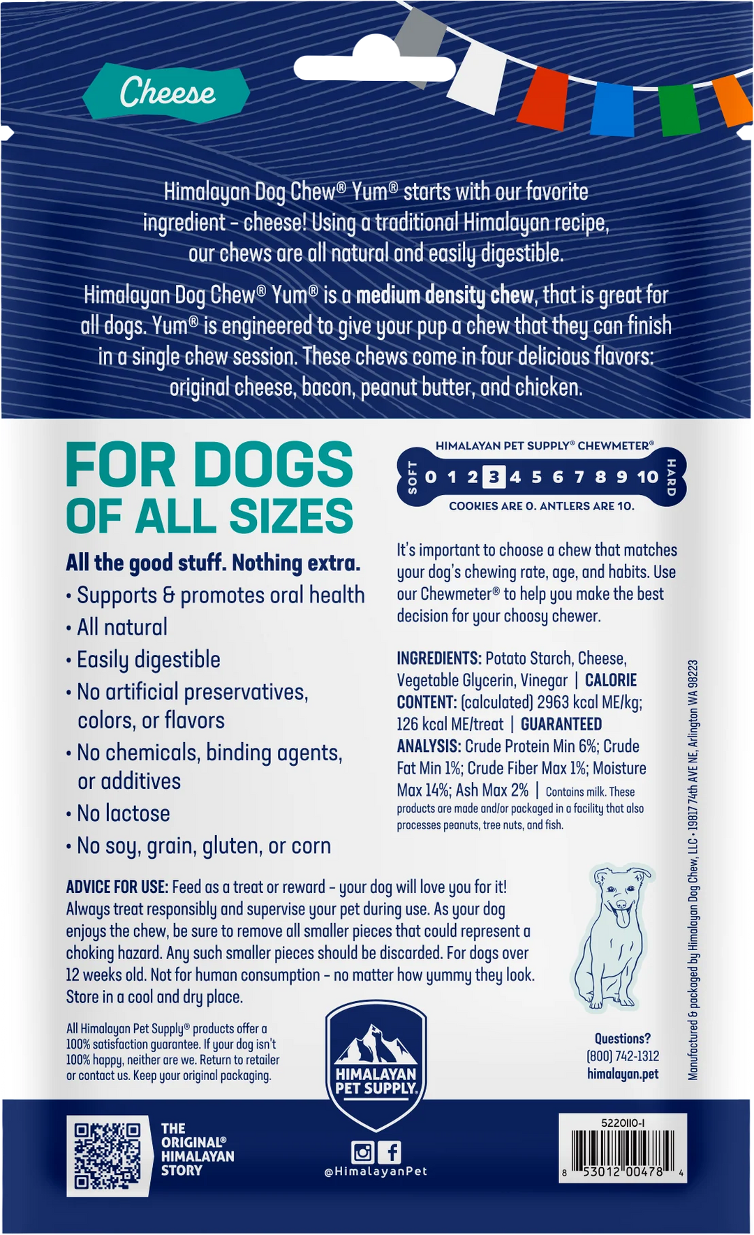 YUM Himalyan Dog Chew 3pk