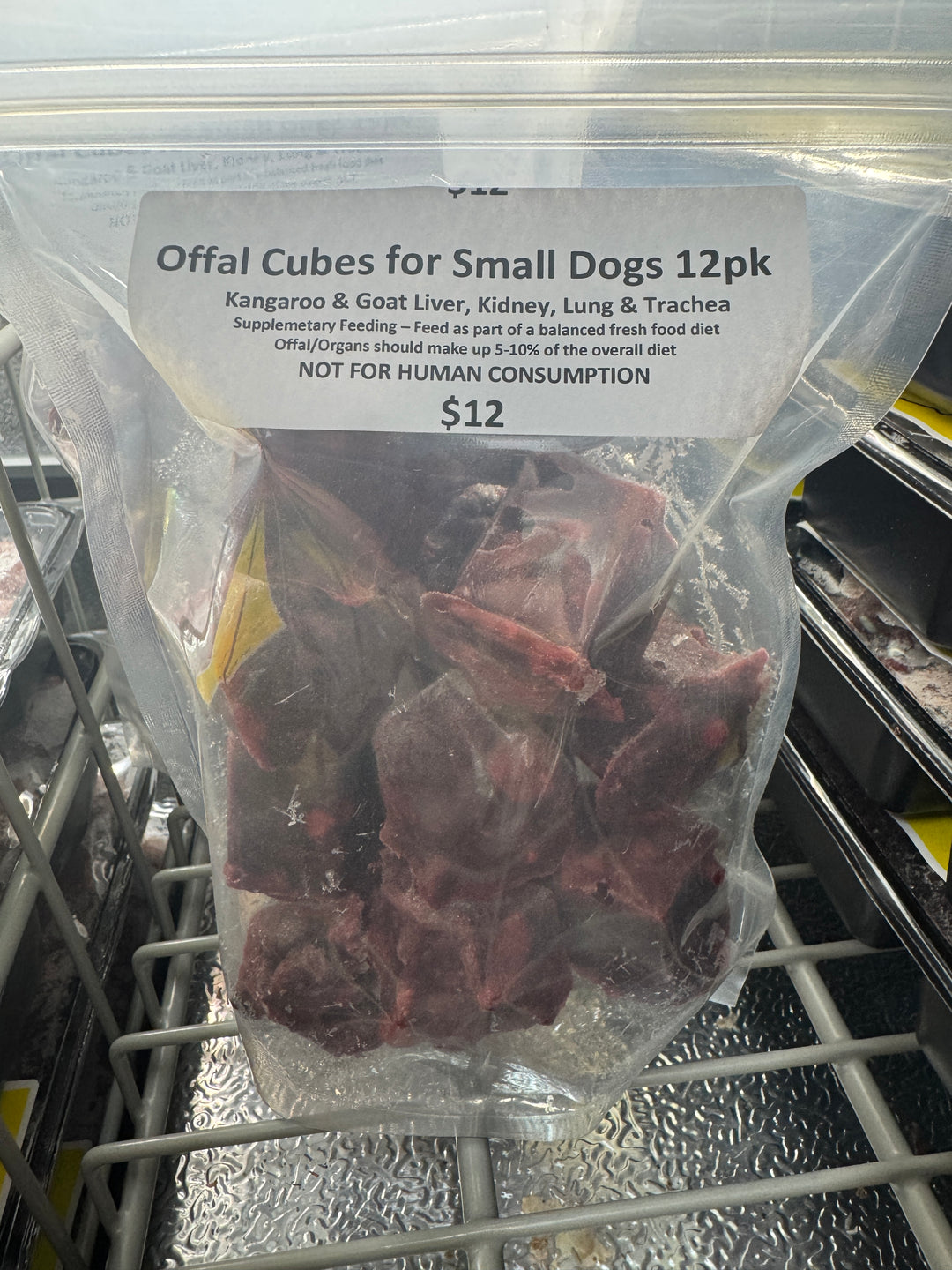 Offal Cubes for Small Dogs 12pk