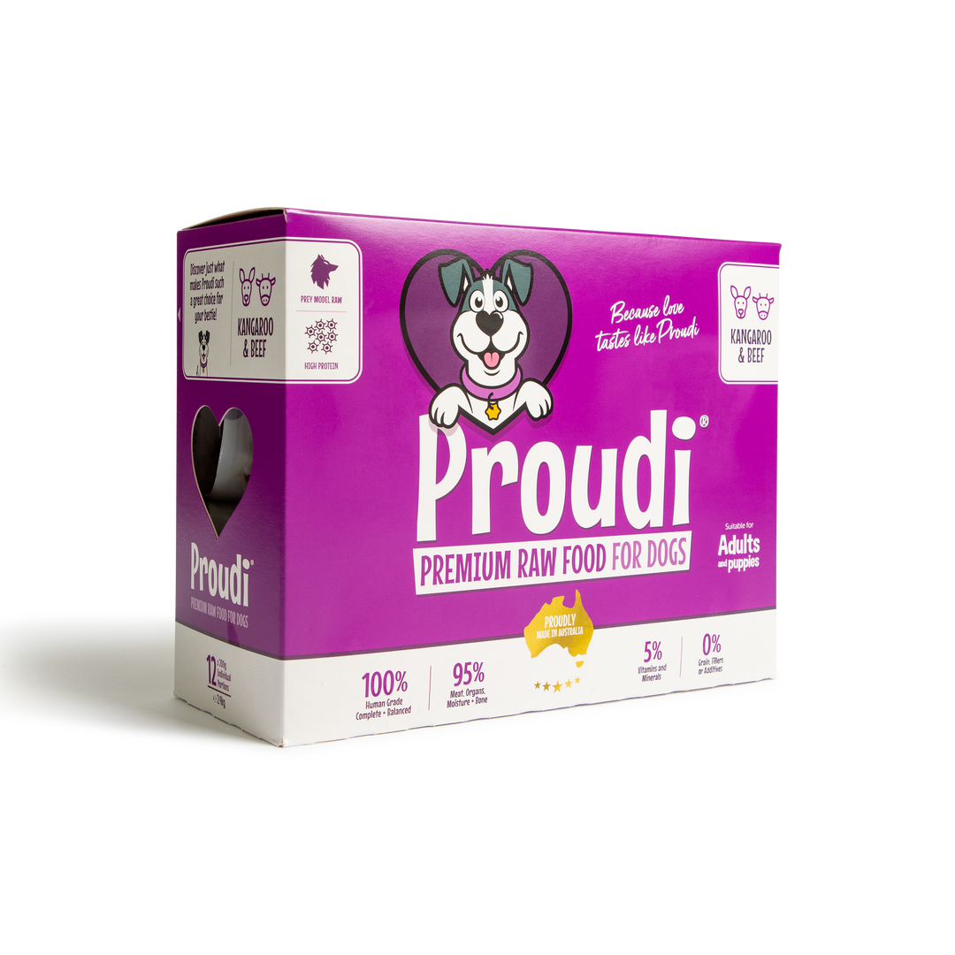 Proudi Dog Range 2.4kg (12x200g)