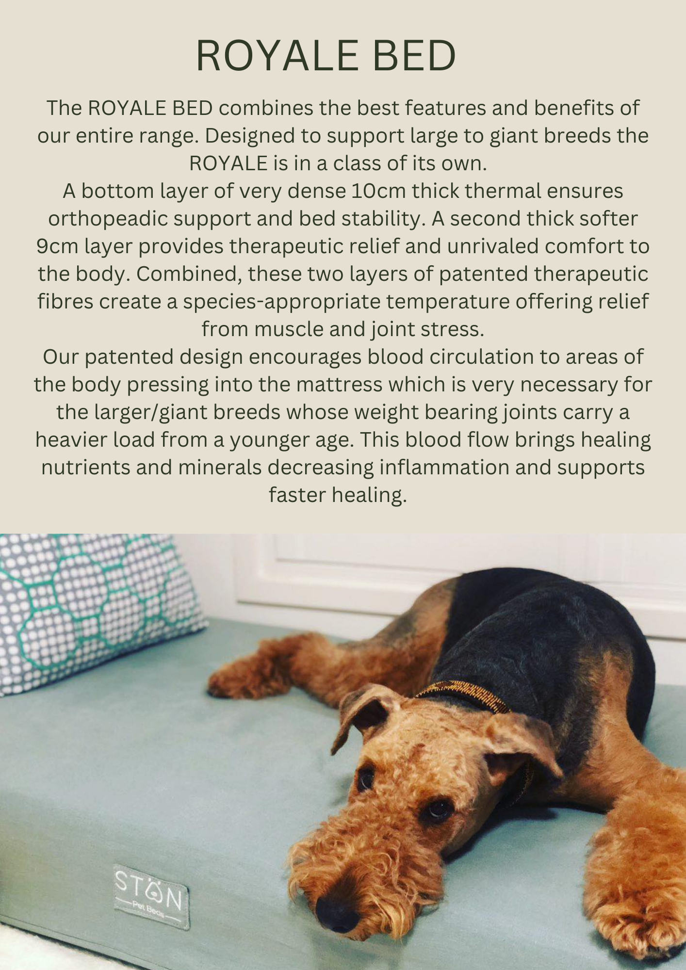 Stan Royale Dog Bed