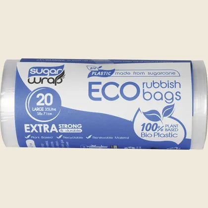 Eco Rubbish Bags Made from Sugarcane