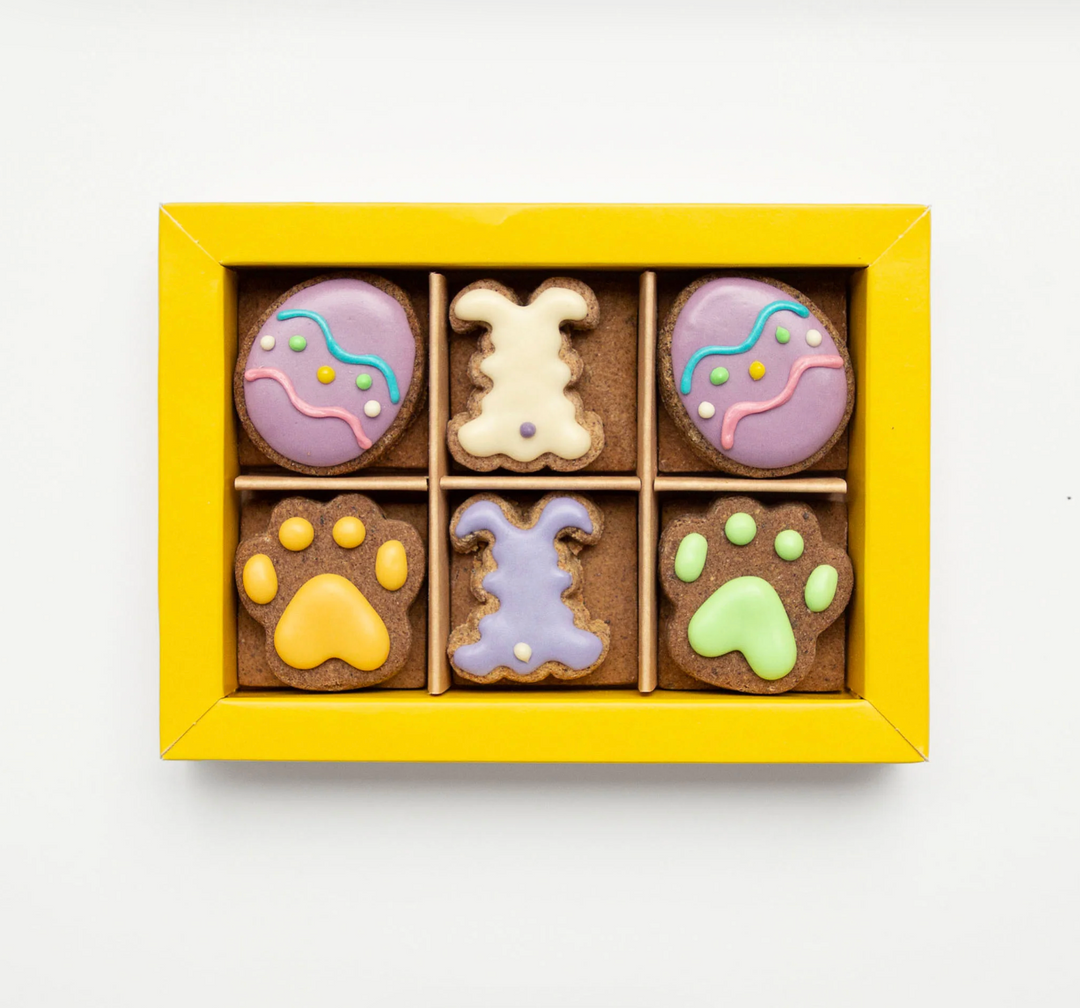 12 Easter Pup Biscuits Box