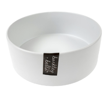 Zen Ceramic Double Stand & Bowls 850ml White