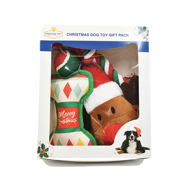 Christmas Dog Toy Gift Pack
