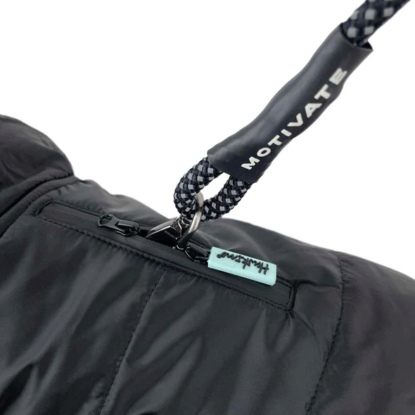 Huskimo Dog Coat Sherpa Black 27cm *